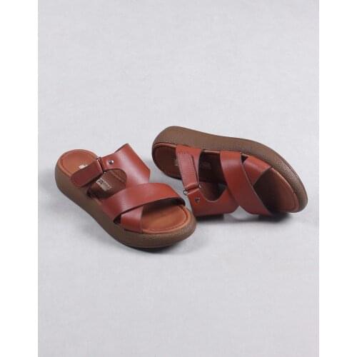 Womens Slippers Brown Modern Casual Low Heel Comfortable Summer Slippers 2021 Summer Season