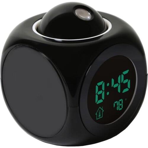 LED Digital Alarm Clock Watch Table Electronic Desktop Clocks USB Wake Up FM Radio Time Projector Snooze Function Household Ware
