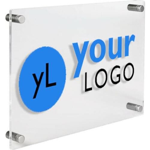 House Business Sign Plaque - Acylic Stand Off - Personalised Custom Door Number