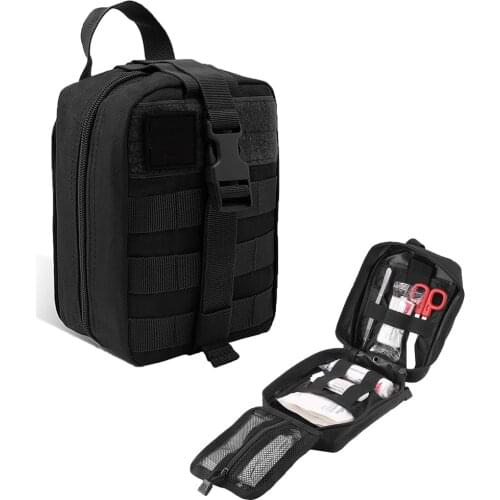 Tactical Medical Pouch Military First Aid Kit Bag Molle Pouch Outdoor Army Hunting Emergency Pack EDC Accessory Tool Bag