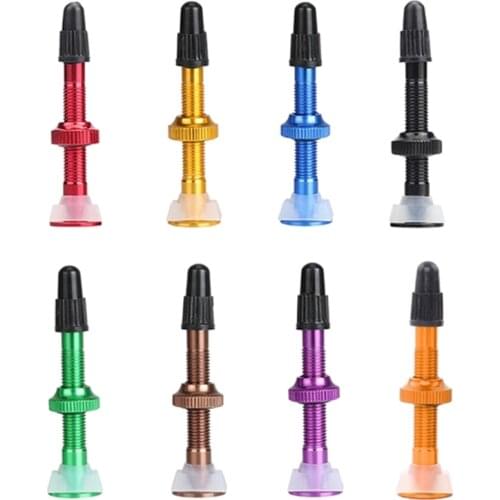 40mm MTB Bicycle Extender Valves for Bike Tubeless Tire Core Aluminum Alloy Valves Bike Repair Accessories N0PC