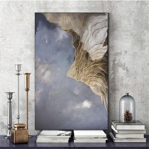 YongHe Decorative Canvas Printings Abstract Landscape Like Custom Sizes Oil Paintings Art Works For Deco Home/Office/Living Room