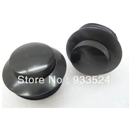Motorcycle Accessories Parts 1 Pair Black Gas Fuel Tank Flush POP-UP Cap For Harley Sportster Softail Dyna Glide - 1982 & up