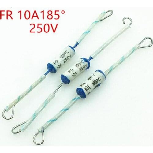 Rice Cooker Parts Ceramic Fuse Protector 250V 10A 185 Degree
