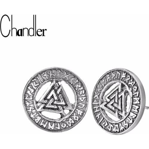 Chandler Egypt Triangle Earrings For Women Norse Viking Jewelry Amulet Vintage Ancient Cool Big Fashion Bronics Wholesale