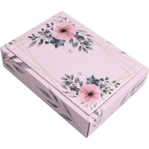 20Pcs Handmade Soap Cake Candy Scarf Towe Clothes Creative Gift Packaging Suqare Box Wendding Party Gift Packaging Boxes