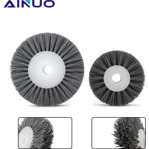 Abrasive Nylon Wheel Brush Wire Grinding Flower Head Woodwork Polishing Tool Bench Grinder 150MM 200MM