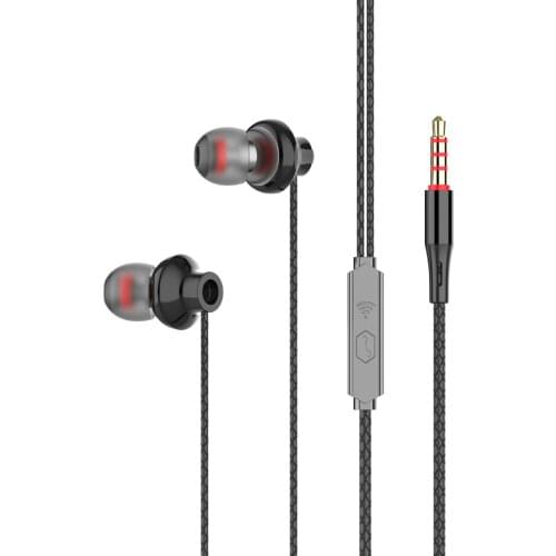 In-ear Earphone 3.5mm Portable Headphone with Microphone Comfortable Wearing Good Quality Gaming Headset