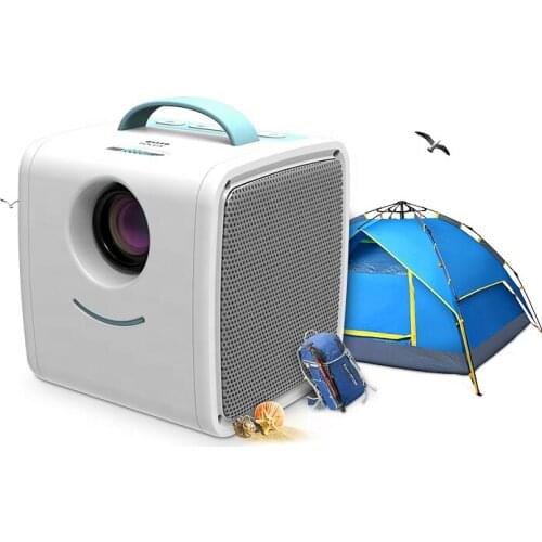 Portable MINI LED projector Single-chip LCD technology Contrast Ratio 500 2019 china factory supply