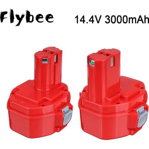 14.4V 3000mAh Ni-CD Power Tools Rechargeable Battery Pack for Makita Cordless Drill PA14 1433 JR140D 1420 6280D 6281D 6333D