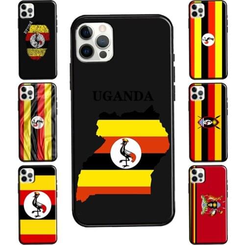 Uganda Flag Coat Of Arms For iPhone 12 Pro Max mini Case For iPhone 11 Pro Max XS 7 8 Plus X XR SE 2020 Cover