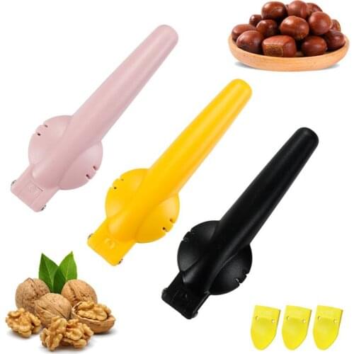 Nut Opener Cutter Gadgets 2 In Quick Chestnut Clip Walnut Pliers Metal Nutcracker Sheller Opening Device Kitchen Opening Tools