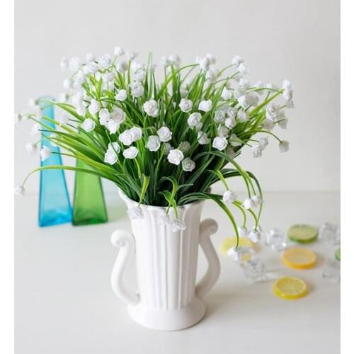 Simulation 7-Fork Aquatic Rose Bud Plant Decoration Supplies Home Decoration Potted Floral