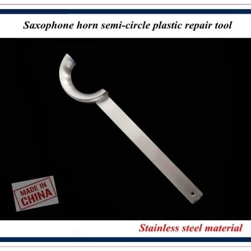 Wind instrument repair tool Saxophone Maintenance tool Saxophone horn semi-circle plastic repair tool