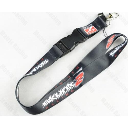 JDM Style SKUN#2 Cellphone Lanyard JDM Refitting Racing Car Keychain ID Holder Mobile Neck Strap with Quick Release