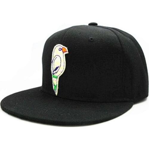 LDSLYJR Cartoon parrot embroidery cotton Baseball Cap hip-hop cap Adjustable Snapback Hats for men and women 267