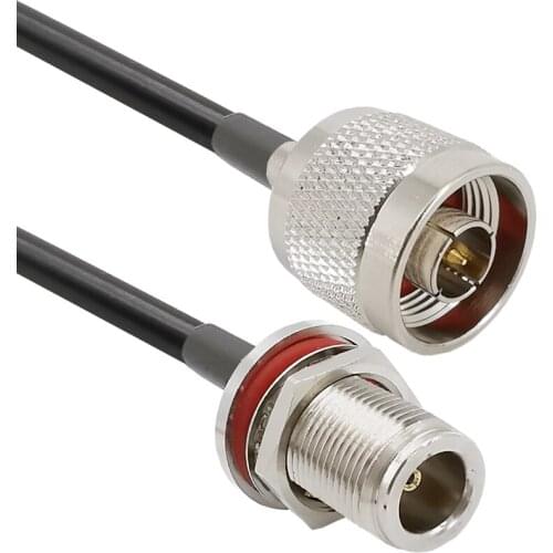 N Male to N Female Radio WIFI extension cable For 4G LTE Cellular Amplifier Cell Phone Signal Booster N Type Low Loss LMR195 Cab