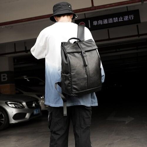 Newhotstacy Bag 03052021 mens simple backpack college student schoolbag computer laptop backpack