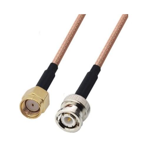 RP-SMA Male to BNC Male Connector Pigtail Jumper RG316 Cable 50 ohm