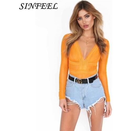 Женские кружевные боди SINFEEL China At AliExpress