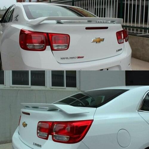 For Chevrolet Malibu 2012 2013 2014 2015 2016 2017 Spoiler High Quality ABS Material Car Rear Trunk Wing Accessories Body Kit