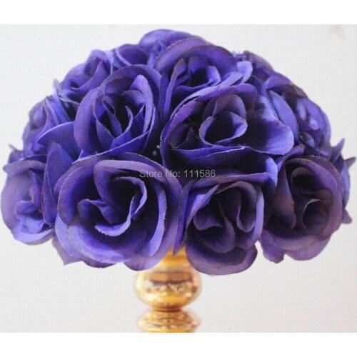 SPR Free Shipping Diameter 30cm No leaf Artificial Rose Flower Ball Bridal Wedding Decor Favor Party Kissing Ball