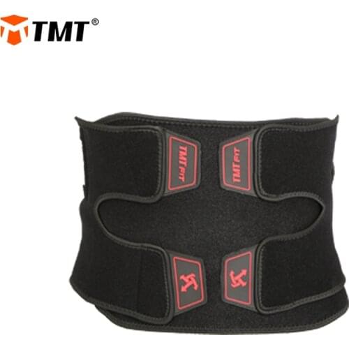 TMT Waist Sweat Trimmer Belt for Silver Ion Coating Belly Body Trainer Adjustable Back Wrap Brace Lumbar Support Man Gym Weights