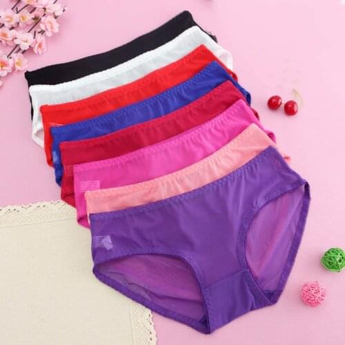 High quality Sexy Women Underwear lady Transparent Briefs Sexy Ultra-thin Panties Low Waist Thong g String Female Briefs Panties