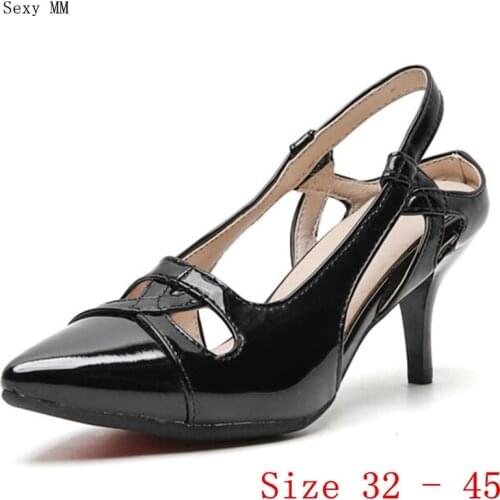 High Heels Women Pumps High Heel Shoes Stiletto Woman Wedding Shoes Small Plus Size 32 33 - 40 41 42 43 44 45