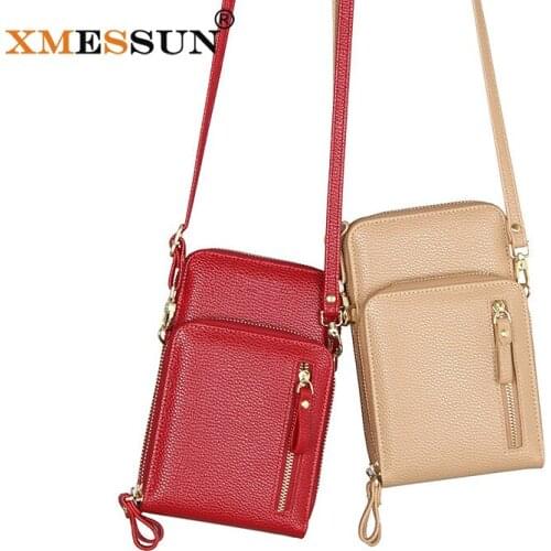 XMESSUN Women Shoulder Bandbags Large Capacity Shoulder Messenger Bag Fashion Coin Purse Trendy Phone Card Case INS K126