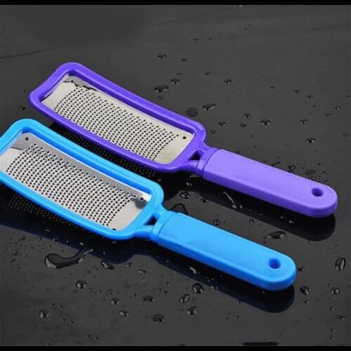 1PC Luxury Stainless Steel Foot Scrub Manicure Nail Tools Foot File Heel File Grater
