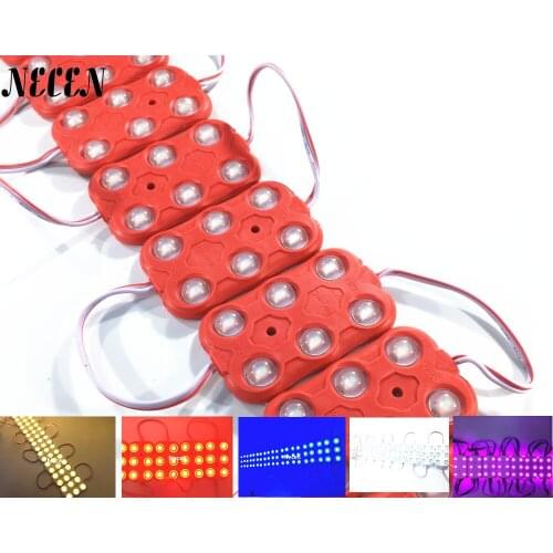 Necen 6leds/pc 10pcs/lot 12V led module Pixel lights 5630 SMD led Christmas lighting waterproof white/warm white /RGB/blue/ red