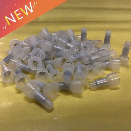 100PCS PP CE2X CE-2X Closed End Crimp Cap 16-14AWG Gauge Car Audio Electrical Wire Connector Terminals
