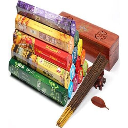 Upgraded 180pcs mix 12 type Indian incense stick Aromatherapy Fragrance Fresh Air perfumes aromaterapia sachet aroma wholesale