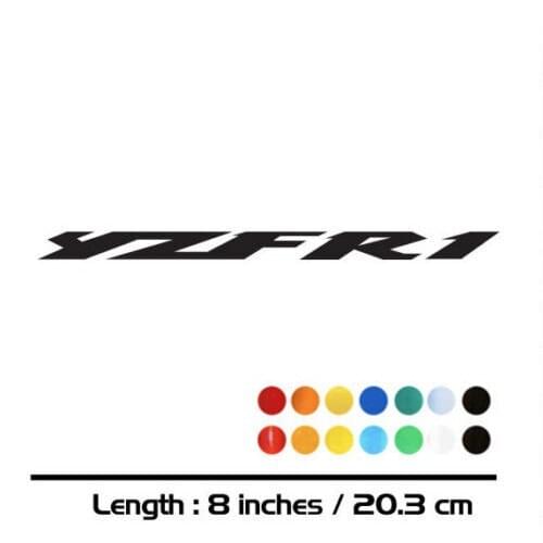 2 X New Sales motorcycle bike Fuel tank Wheels Fairing notebook Luggage helmet MOTO Sticker decals For YAMAHA YZFR1