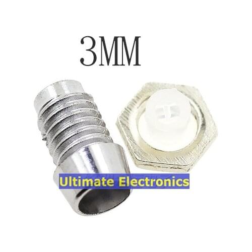 50 sets LED light tube socket 3mm LED space column Light tube socket Isolation lamp shade Plastic type