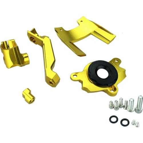 Aluminum Motorcycle Adjustable Steering Stabilizer Damper Mounting Bracket Support Kit For Kawasaki Z1000 2016 - 2017