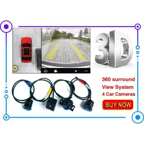 Universal Car DVR HD 3D 360 Car Camera Surround View System Driving With Bird View Panorama System 4 1080P DVR night vision