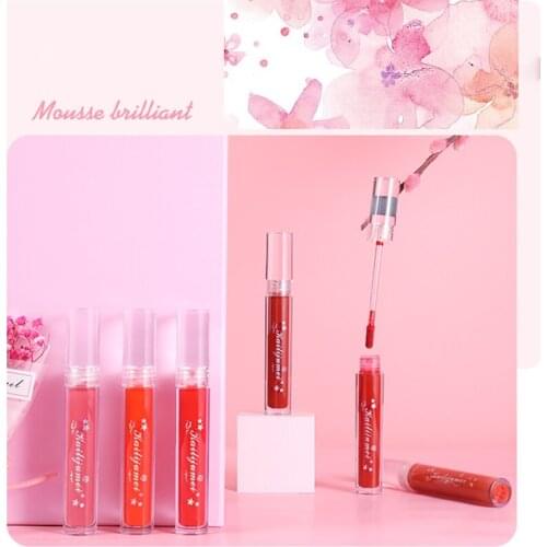 Mousse Silky Velvet Matte Waterproof Non-stick Lipgloss Lock Color Rendering Long Lasting Moisturizing KAILIJUMEI Red Lip Stick