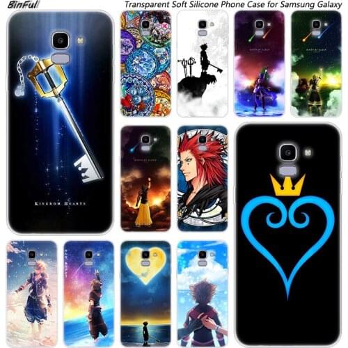 Anime kingdom hearts Soft Silicone Case For Samsung Galaxy J8 J6 J4 2018 J2 Core J5 J6 J7 Prime J3 2016 2017 EU J4 Plus Cover