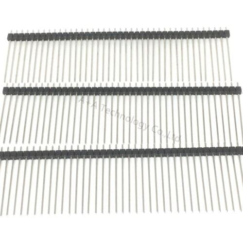 2.0mm 2.0 Single Row Male Breakaway PCB Board Pin Header Long 8.7 12 15 17 19 20mm Connector Strip Pinheader