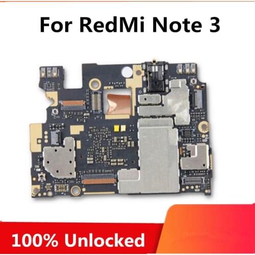 Original Unlcoked for Xiaomi Redmi Hongmi Note 3 Logic Board for Xiaomi Redmi Hongmi Note 3 with Full Chips Mainboard