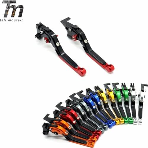 Front Rear Brake Levers For SUZUKI AN 650 AN650 Z Burgman 2003-2019 2018 Motorcycle Accessorie Folding Extendable LOGO