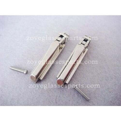 Spring hinge for wood and plastic eyeglass frame no rocking flexible hinge for plastic wood combination eyeglass frame TSH-57