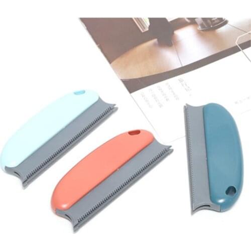 New Hair Cleaner Remove Floating Hair Cat Hair Removal Brush TPR Double-row Close-tooth Pet Hair Removal Comb Cleaning Supplies