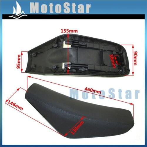 Tall Foam Seat For Chinese Pit Dirt Bike SSR YCF IMR BSE Apollo Taotao 50cc 70cc 90cc 110cc 125cc 140cc 150cc 160cc