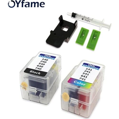 OYfame 740 Smart Cartridge For Canon 740 741 Compatible Ink Cartridge For Canon PG740 CL741 For Cannon MG3170 MG3270 MG2170MX517