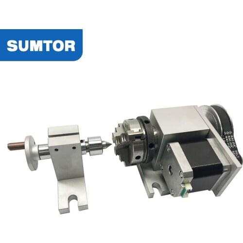 SUMTOR 50mm 63 or 65mm 80mm 100mm 4th axis cnc router