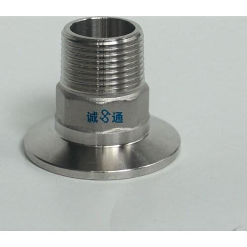1/2''- 2'' Tri Clamp x Male Thread BSPT fittings, Stainless Steel 304