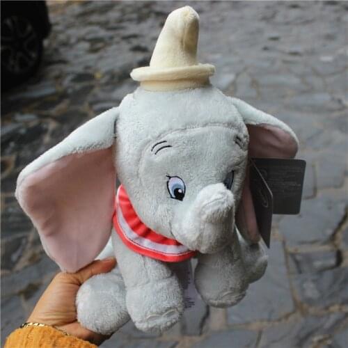 1piece 25cm=9.8inch Dumbo Elephant Plush Toys Stuffed Animals Soft Toys Dumboo the Flying Elephant stuffed doll